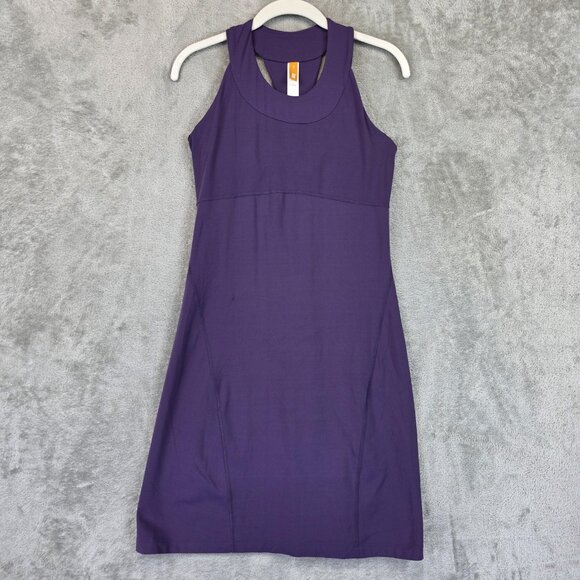 Lucy Dress Womens Small Purple Racerback Athletic A-Line Supplex Nylon Shelf Bra - Picture 1 of 8